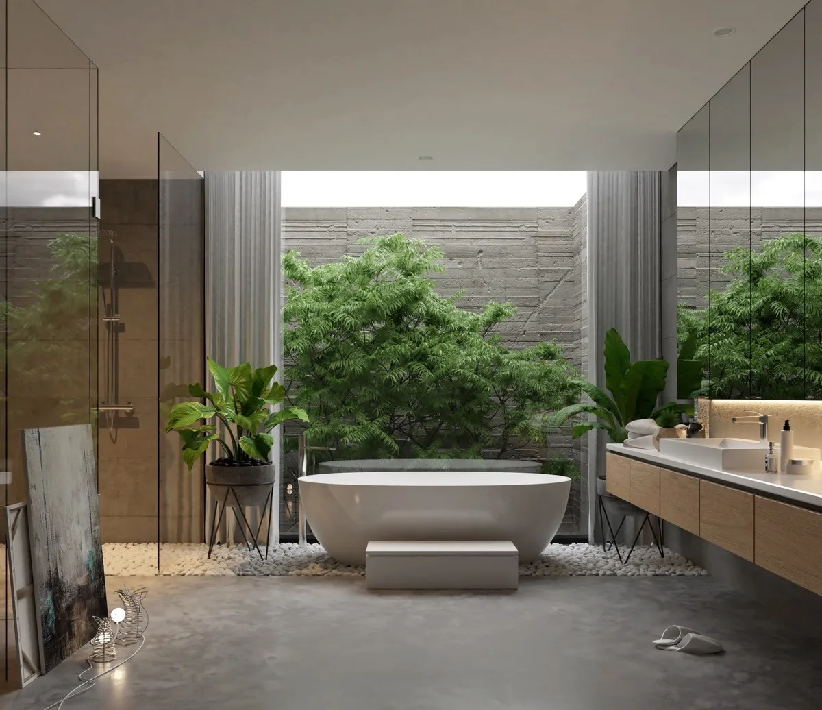 Accessible bathroom design with premium fixtures