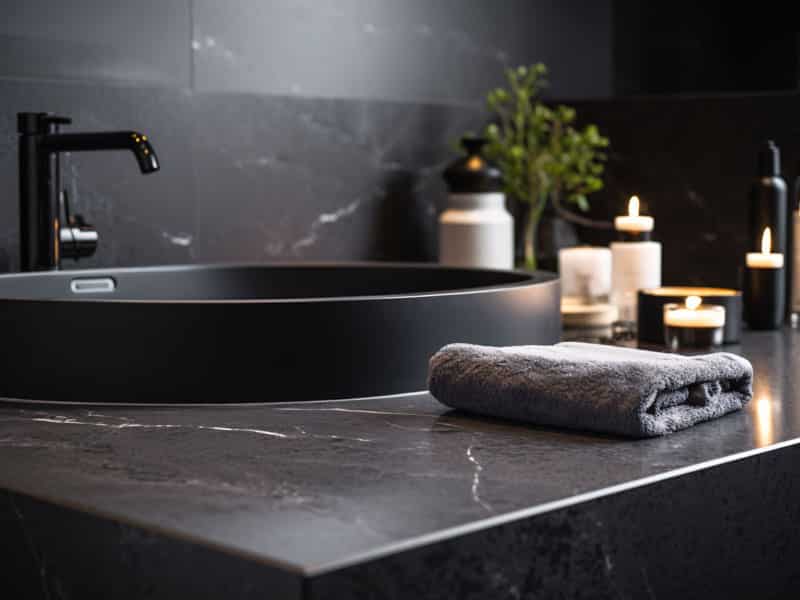 Bathroom worktops and countertop installation